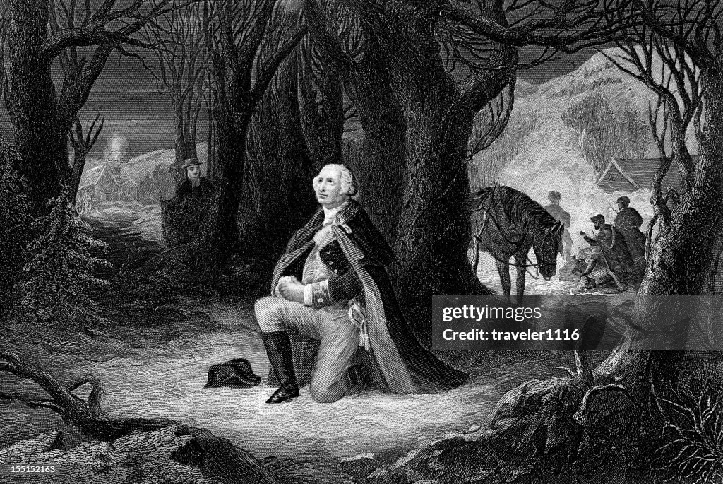 George Washington At Valley Forge