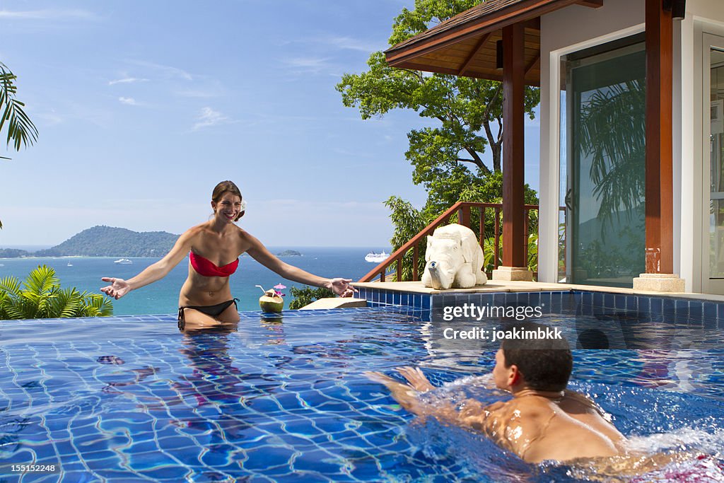 Wunderbaren Urlaub in einer luxuriösen villa