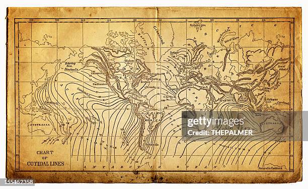 Map Of The World 1877 High-Res Vector Graphic - Getty Images