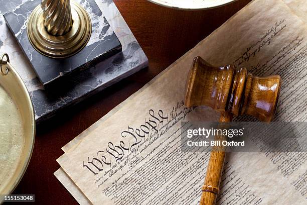 costituzione degli usa - costituzione foto e immagini stock