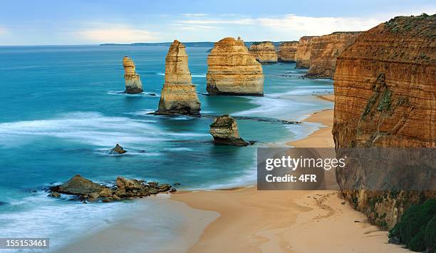 die 12 apostel, great ocean road, victoria, australien (xxxl - bay of islands stock-fotos und bilder