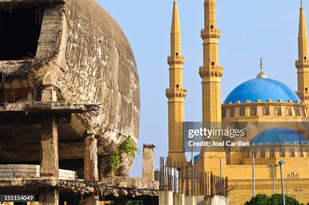 landmark buildings in beirut, lebanon - lebanese stock pictures, royalty-free photos & images