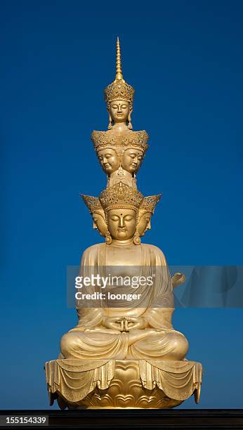 samantabhadra estátua - bodhisattva imagens e fotografias de stock