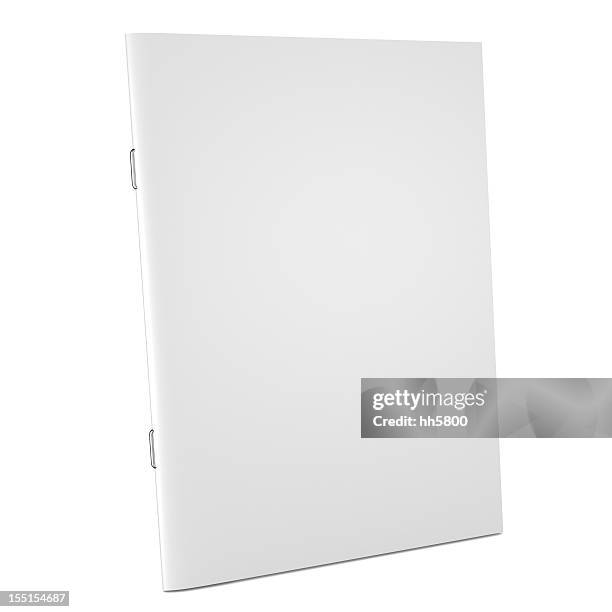 blank book - blank brochure stockfoto's en -beelden