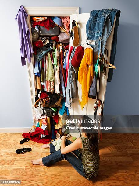 messy unorganized closet - teen awards stock pictures, royalty-free photos & images