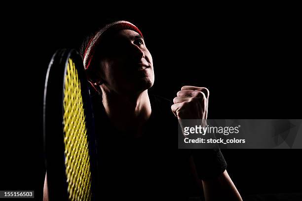 handsome tenis player - amateur tennis man stock pictures, royalty-free photos & images