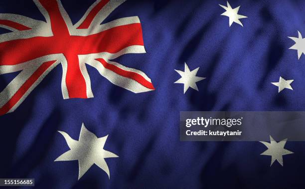 australische flagge - australische flagge stock-fotos und bilder