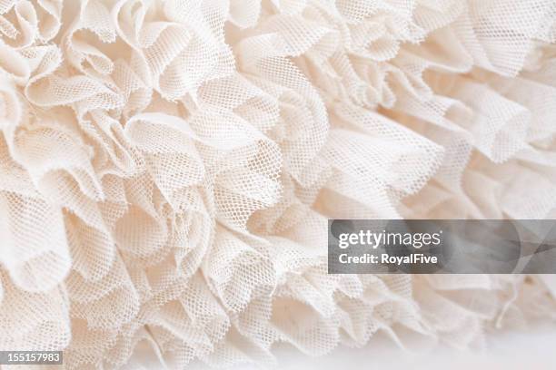 white lace - ruffled dress stock pictures, royalty-free photos & images