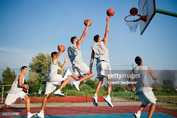 making basket in multiple image - series bildbanksfoton och bilder