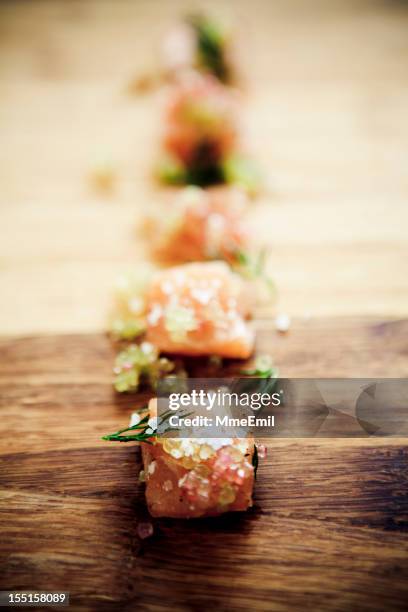 gravlax - lime caviar stock pictures, royalty-free photos & images