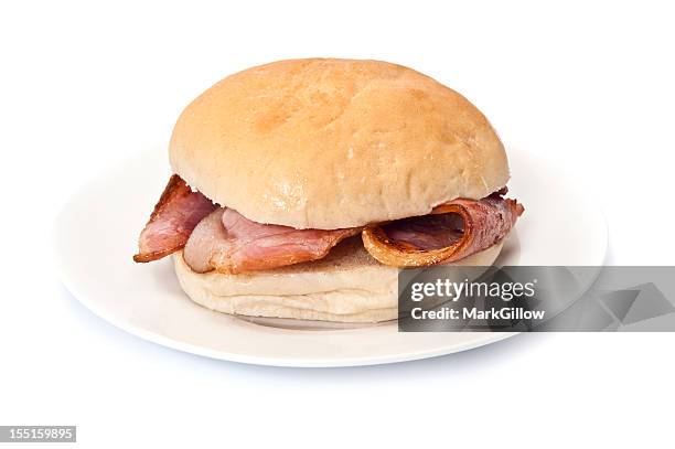 bacon roll - bacon roll stock pictures, royalty-free photos & images