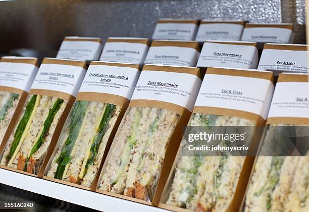 sandwiches. - marmalade sandwich stock-fotos und bilder