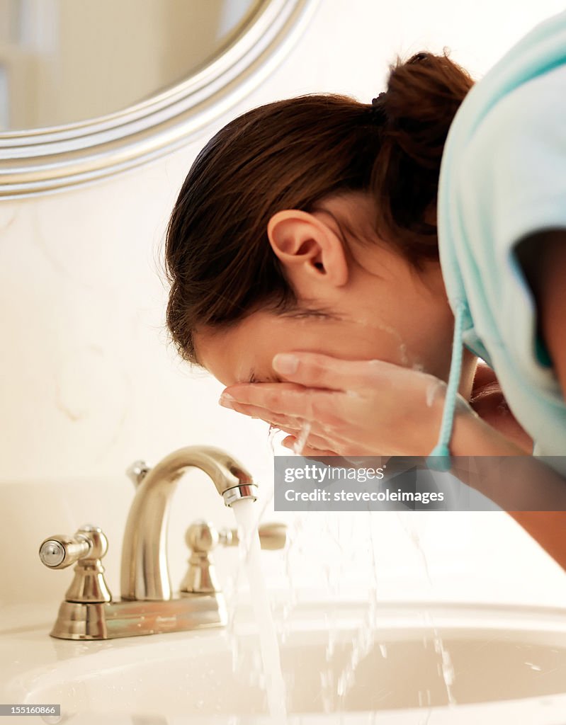 Washing Her Face