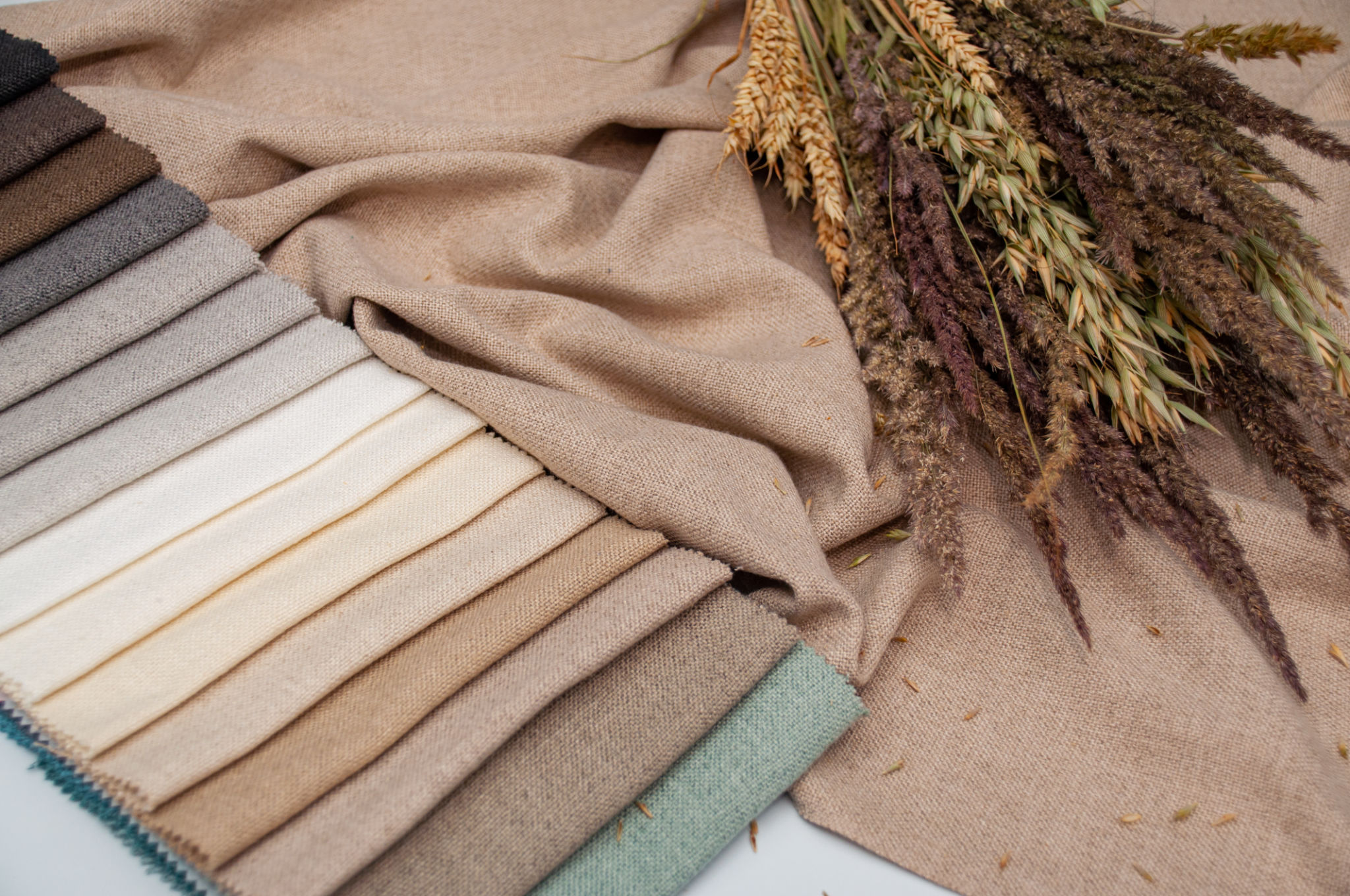 linen cotton wool textiles