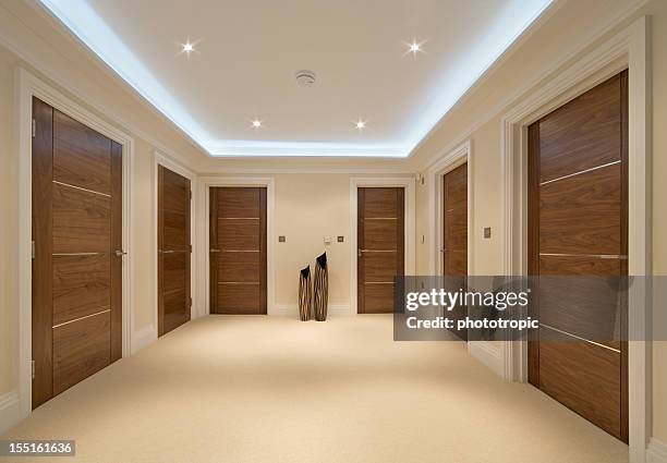 first floor landing - door stock pictures, royalty-free photos & images