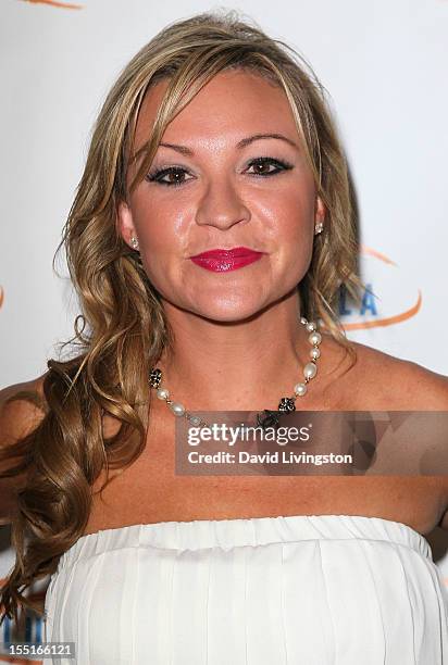 Nicole Paxson attends the 10th Annual Lupus LA Hollywood Bag Ladies Luncheon at the Beverly Wilshire Four Seasons Hotel on November 1, 2012 in...