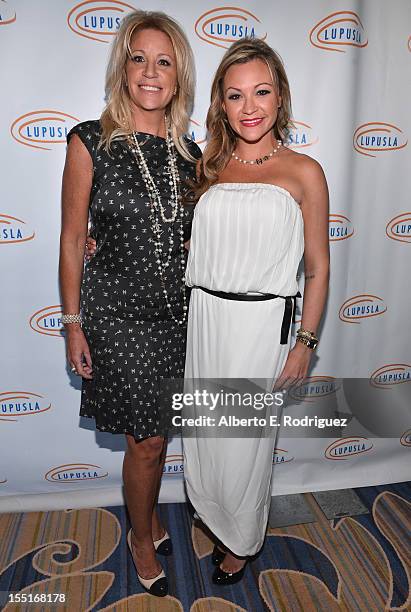 Marla Paxson and Nicole Paxson arrive to the Lupus LA 10th Anniversary Hollywood Bag Ladies Luncheon at Regent Beverly Wilshire Hotel on November 1,...