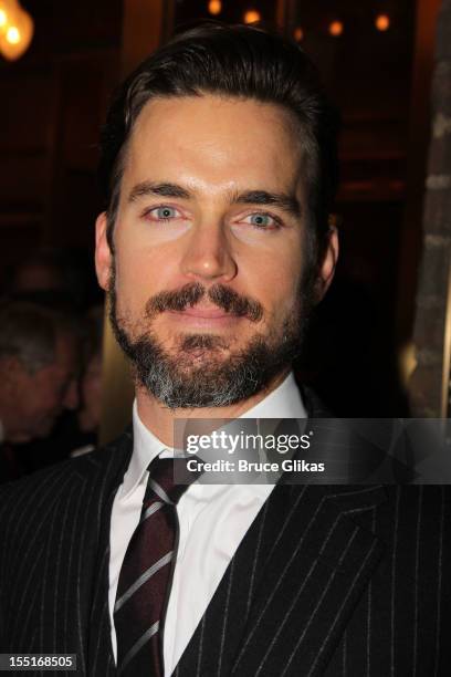 Matt Bomer attends the opening night of the revival of "The Heiress" on Broadway at the Walter Kerr Theatre on November 1, 2012 in New York City.