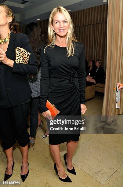 Crystal Lourd attends a dinner hosted by Ali Larter celebrating the Devi Kroell Spring Summer 2013 Collection at Sunset Tower on November 1, 2012 in...