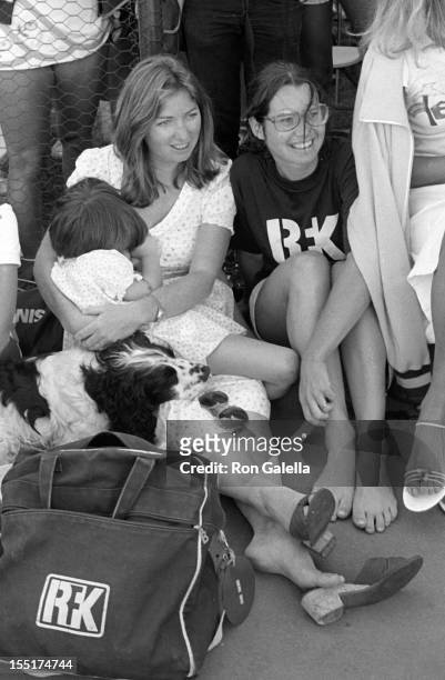 Courtney Kennedy, Kathleen Kennedy and daughter Meaghan Anne Kennedy Townsend attend Robert F. Kennedy Pro-Celebrity Tennis Tournament on August 21,...