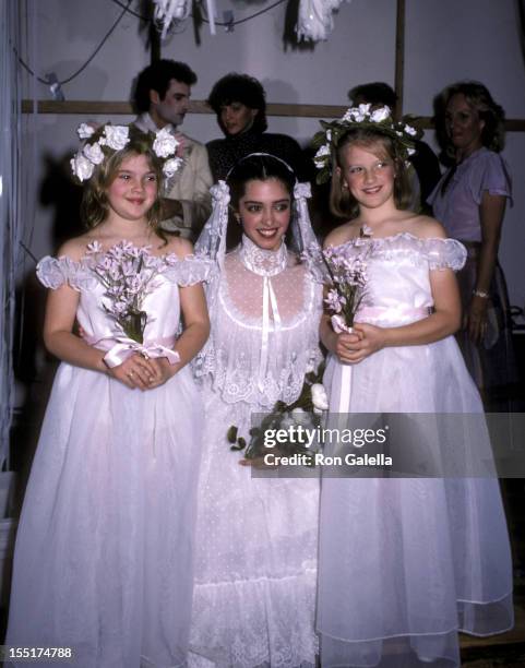 Actress Drew Barrymore, actress Kathleen Beller and Katy Kass attend the Young Musicians Foundation's Third Annual Celebrity Mother/Daughter Fashion...