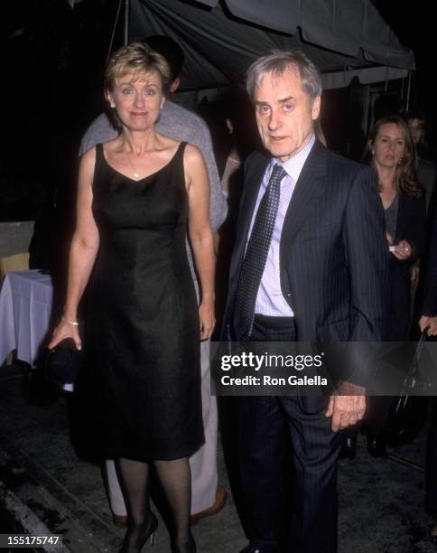 Tina Brown and journalist Harold Evans attend Endeavor Agency & Talk Magazine Celebrate TV Up-Front Week on May 16, 2000 at Lotus in New York City.