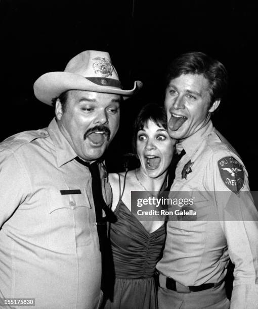 Mills Watson, Cindy Williams and actor Brian Kerwin attend International Broadcasting Awards on March 10, 1980 at the Century Plaza Hotel in Century...