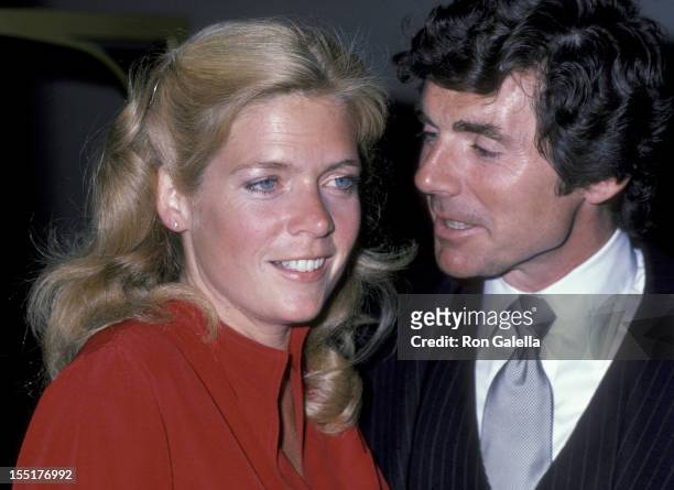 Meredith Baxter and actor David Birney attend National Drug Awareness Chaim Benefit Convention on April 26, 1982 at the Century Plaza Hotel in...