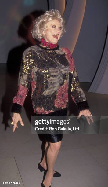 Actress Phyllis Diller attends the taping of "Bob Hope Television Special" on March 1, 1992 at NBC Studios in Burbank, California.