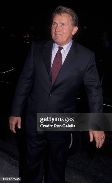 Actor Martin Sheen attends NBC TV Primetime Upfront Week on May 15, 2000 at Ruby Foo's in New York City.