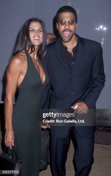 Musician Lionel Richie and Diane Alexander attend A Tribute to Style Inner-City Art Benefit on September 9, 1996 at Rodeo Drive in Beverly Hills,...