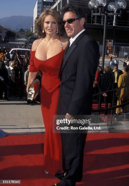 Actress Raquel Welch and husband Richard Palmer attend the Sixth Annual ALMA Awards on April 22, 2001 at Pasadena Civic Auditorium in Pasadena,...