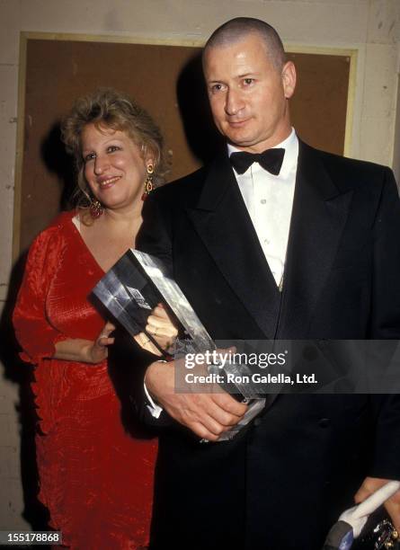 Singer Bette Midler and husband Martin von Haselberg attend the Second Annual American Cinematheque Award Salute to Bette Midler on February 21, 1987...