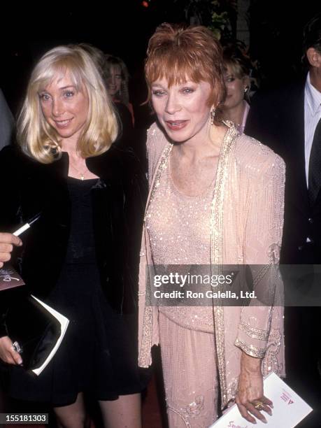 Actress Shirley MacLaine and daughter Sachi Parker attend the "Steel Magnolias" Century City Premiere on November 9, 1989 at Cineplex Odeon Century...