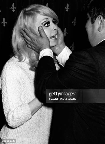 Actress Jill Haworth attends Eddie Fisher Opening Party on August 28, 1967 at the Americana Hotel in New York City.