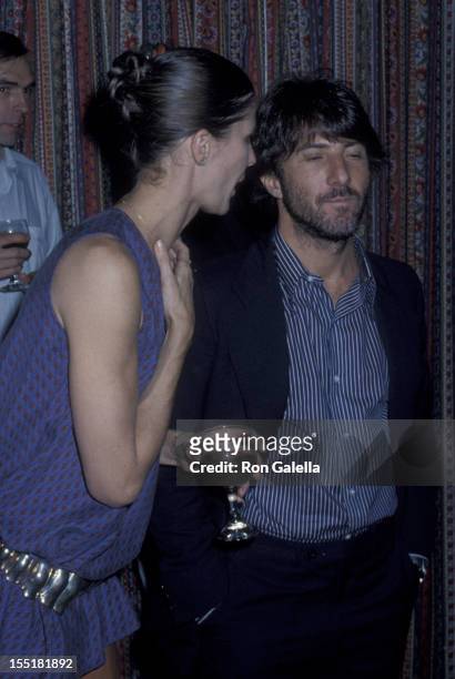 Actor Dustin Hoffman and wife Anne Byrne attend the party for "Ballet On Broadway" on April 15, 1978 at Tavern on the Green in New York City.
