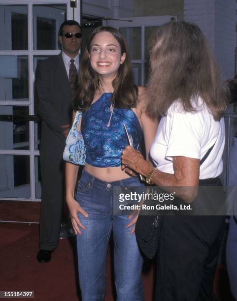 Alexa Ray Joel and grandmother Marge Brinkley attend the "Legally Blonde" Southampton Premiere on July 7, 2001 at the United Artists Cinema in...