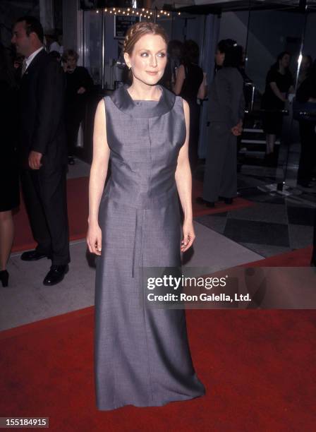 Actress Julianne Moore attends "An Ideal Husband" New York City Premiere on June 16, 1999 at the Paris Theater in New York City.