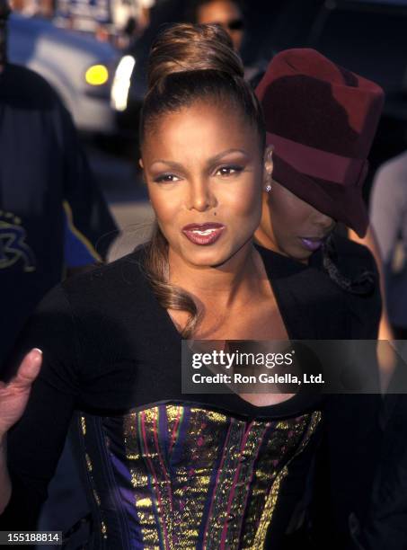 Singer Janet Jackson attends the 1999 Source Hip-Hop Music Awards on August 18, 1999 at the Pantages Theatre in Hollywood, California.