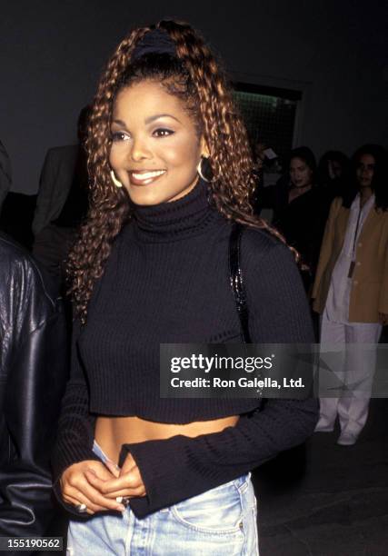 Singer Janet Jackson attends the Party for Janet Jackson's Sold-Out Concert Tour and Plaque Presentation for 10 Million Copies of "Janet" Album on...