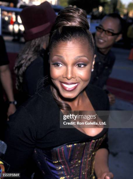 Singer Janet Jackson attends the 1999 Source Hip-Hop Music Awards on August 18, 1999 at the Pantages Theatre in Hollywood, California.