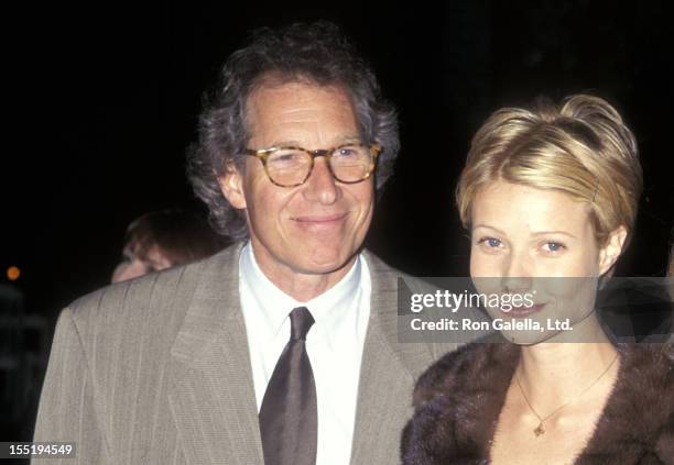 Producer Bruce Paltrow and actress Gwyneth Paltrow attend the "Hard Eight" Hollywood Premiere on February 23, 1997 at Paramount Theatre in Hollywood,...