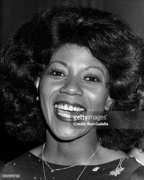 Athlete Wilma Rudolph attends U.S. Olympic Team Benefit Party on October 27, 1978 at the New York Stock Exchange in New York City.