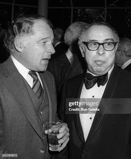 Lee Bailey and Art Buchwald attend 25th Anniversary Party for Playboy Magazine on January 11, 1979 at Tavern on the Green in New York City.