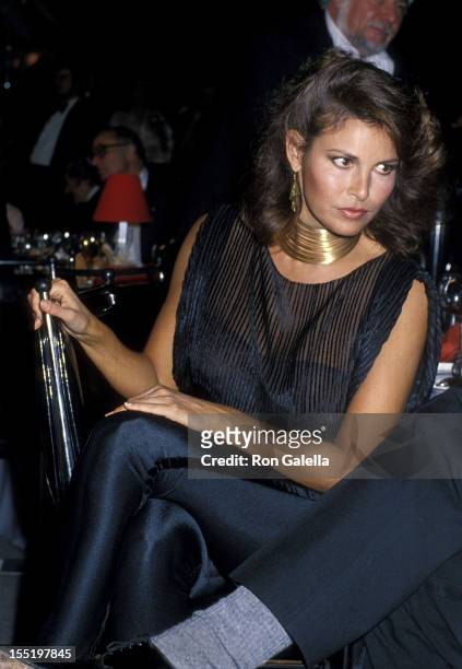 Actress Raquel Welch attends "The Muppets Go Hollywood" Premiere Party on April 6, 1979 at the Cocoanut Grove, The Ambassador Hotel in Los Angeles,...
