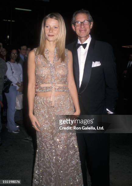 Actress Gwyneth Paltrow and father producer Bruce Paltrow attends The Fashion Group International's 18th Annual "Night of Stars" Gala on October 24,...