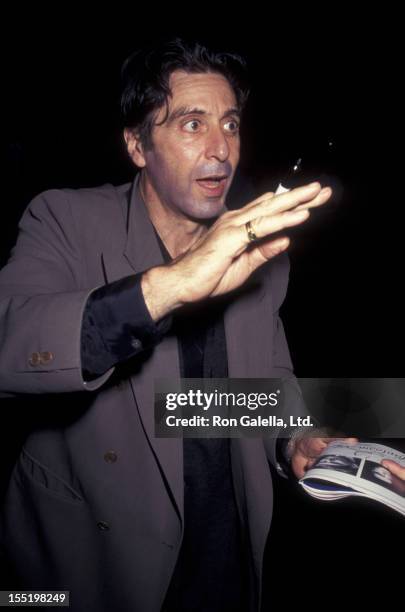 191 Al Pacino 1996 Photos & High Res Pictures - Getty Images