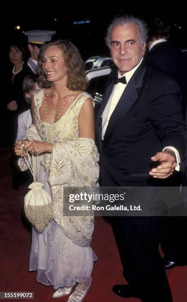 Actor Maximillian Schell and Natasha Schell attend 51st Annual Golden Globe Awards on January 22, 1994 at the Beverly Hilton Hotel in Beverly Hills,...