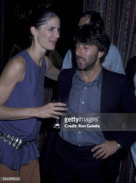 Actor Dustin Hoffman and wife Anne Byrne attend the party for "Ballet On Broadway" on April 15, 1978 at Tavern on the Green in New York City.