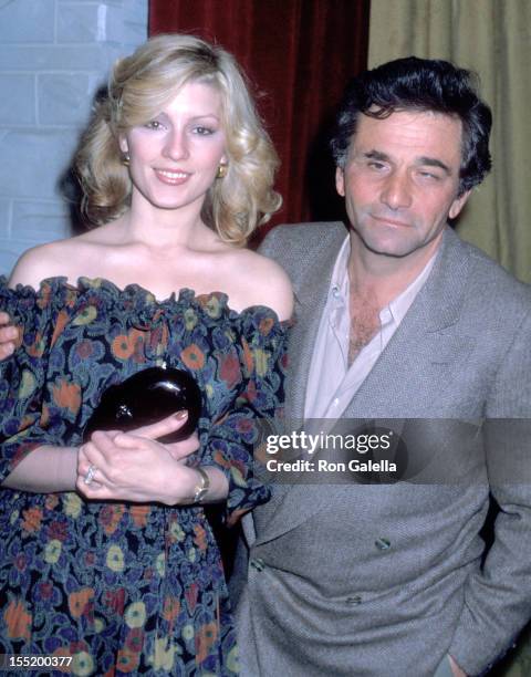 Actor Peter Falk and wife Shera Danese attend the "Paradise Alley" Film Wrap-Up Party on February 11, 1978 at Universal Studios in Universal City,...